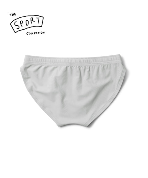 POND3 Sport Swim Brief '25 Grey Haze
