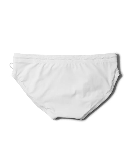 POND1 Swim Brief '24 Wavy White