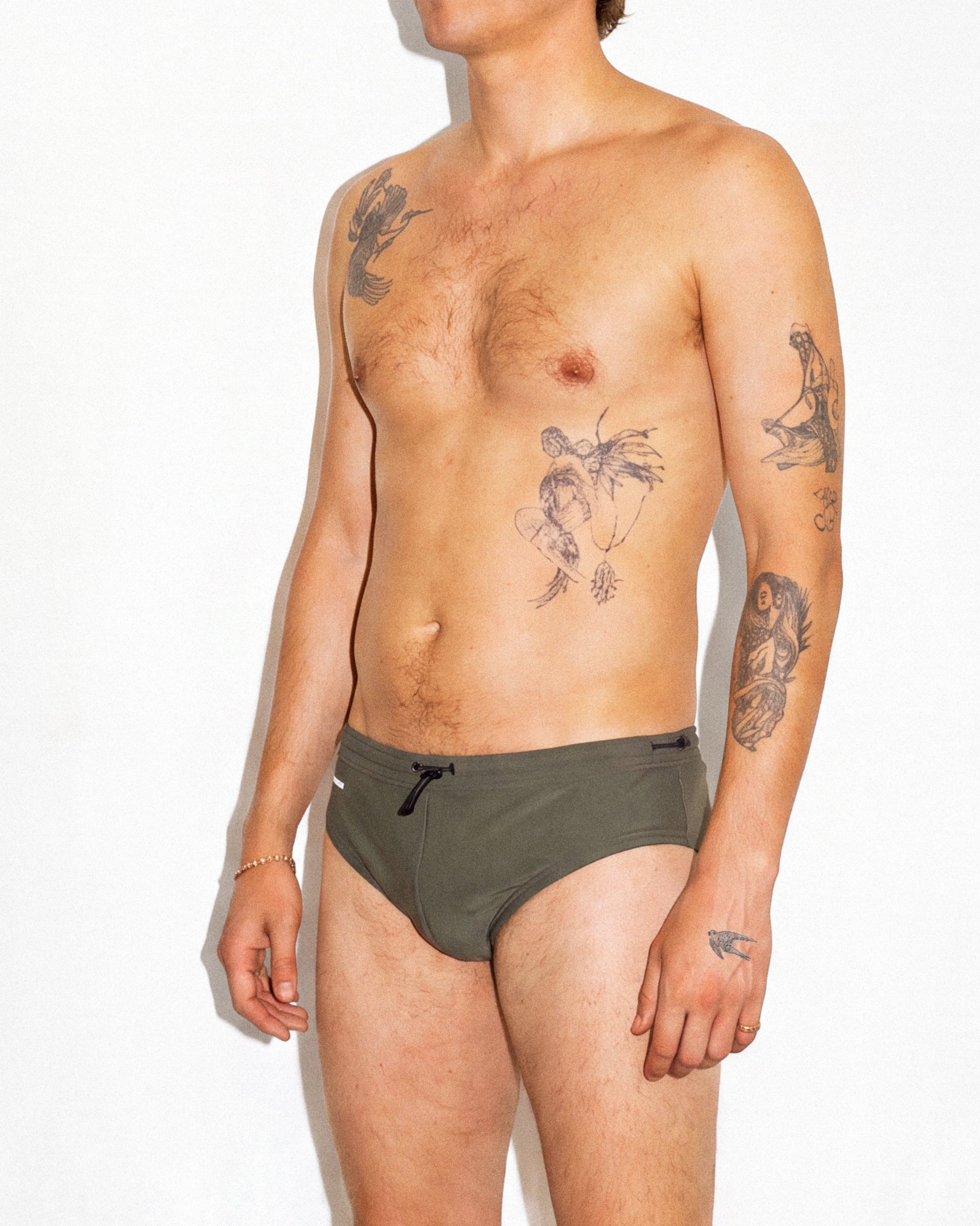 Harbour Swim Brief 3.5" Khaki