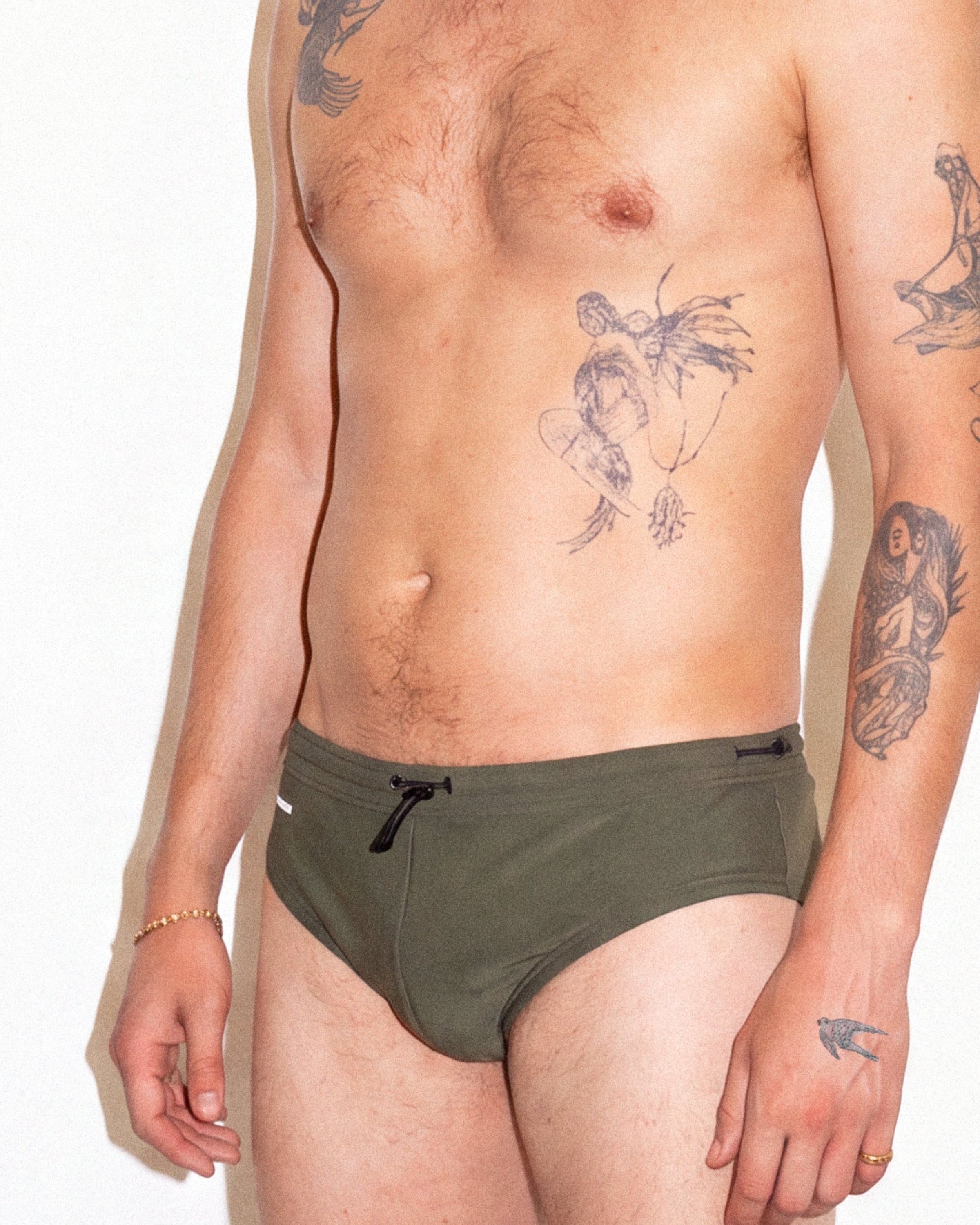 Harbour Swim Brief 3.5" Khaki