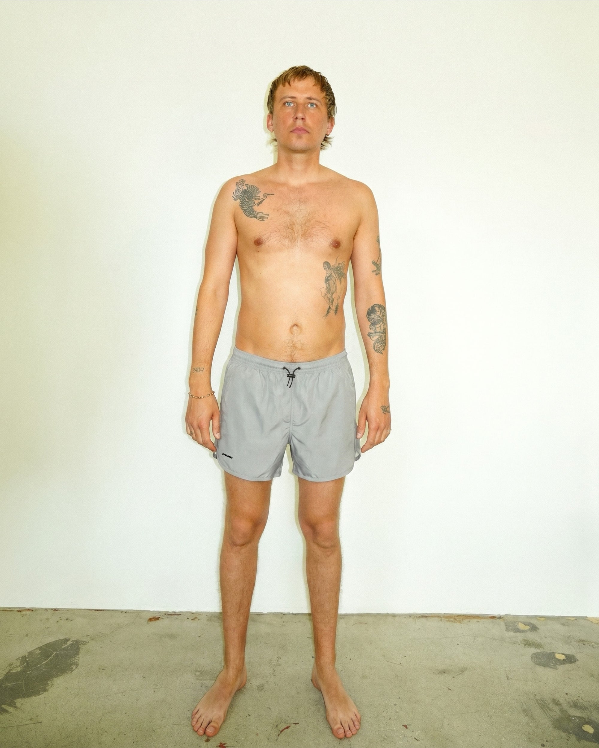 Harbour Swim Shorts 3" Light Grey