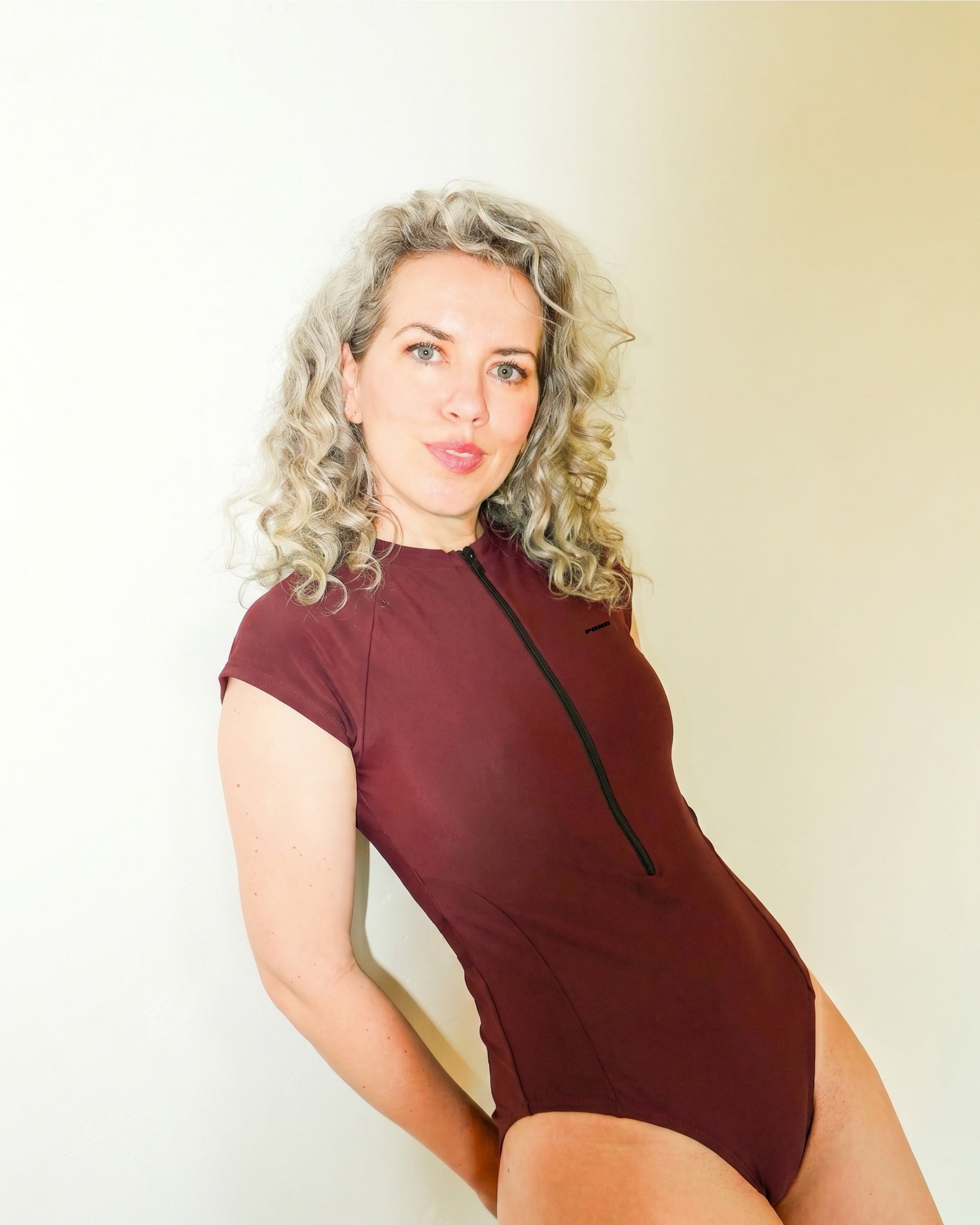 Harbour Swimsuit Ochre Red