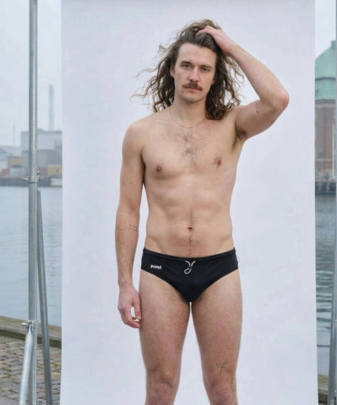 POND1 3.5" Swim Brief Deep Sea Black