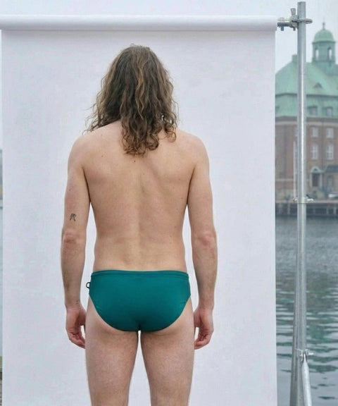 POND1 3.5" Swim Brief Seagrass Green