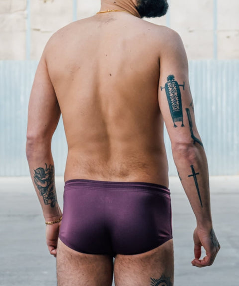 POND2 Swim Brief '25 Classy Burgundy