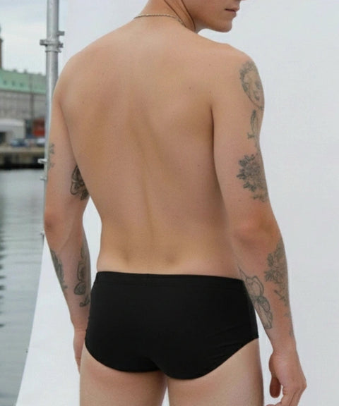 POND2 6.3" Swim Brief Deep Sea Black