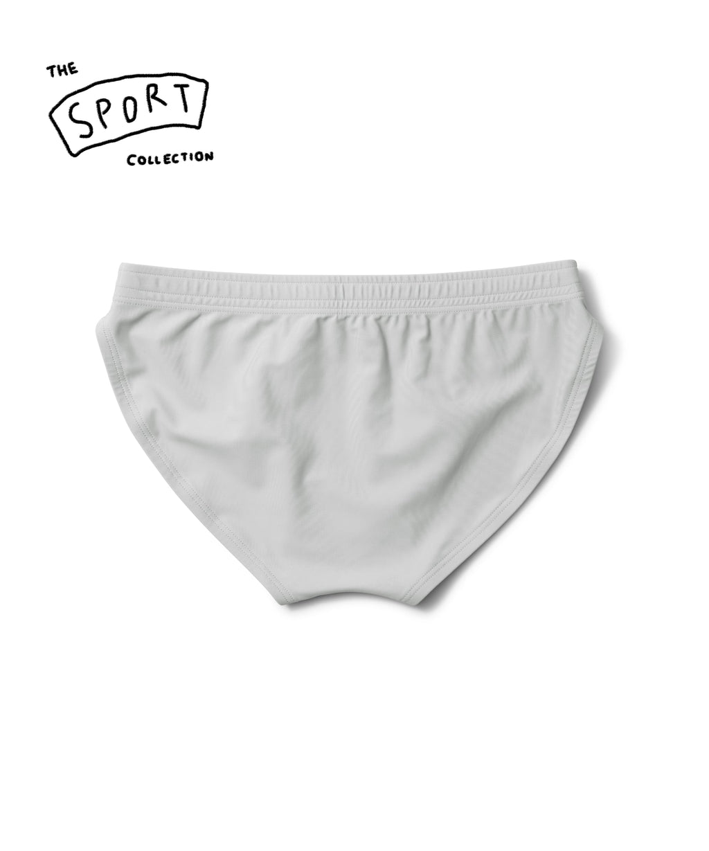POND3 SPORT 2.4" Swim Brief Grey Haze