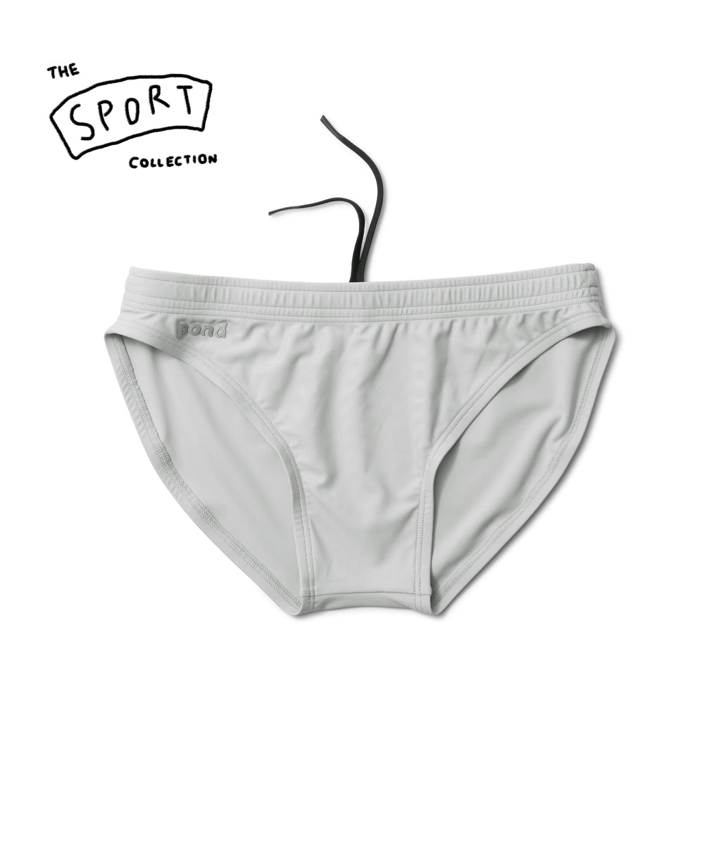 POND3 SPORT 2.4" Swim Brief Grey Haze
