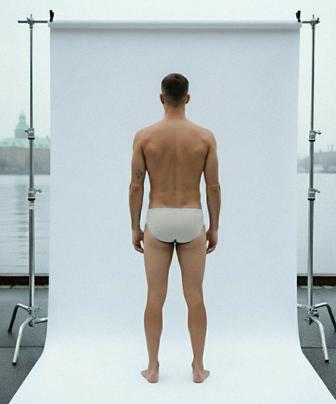 POND3 SPORT 2.4" Swim Brief Grey Haze