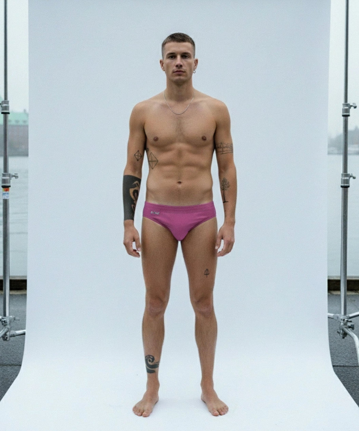 POND3 SPORT 2.4" Swim Brief Purple Haze