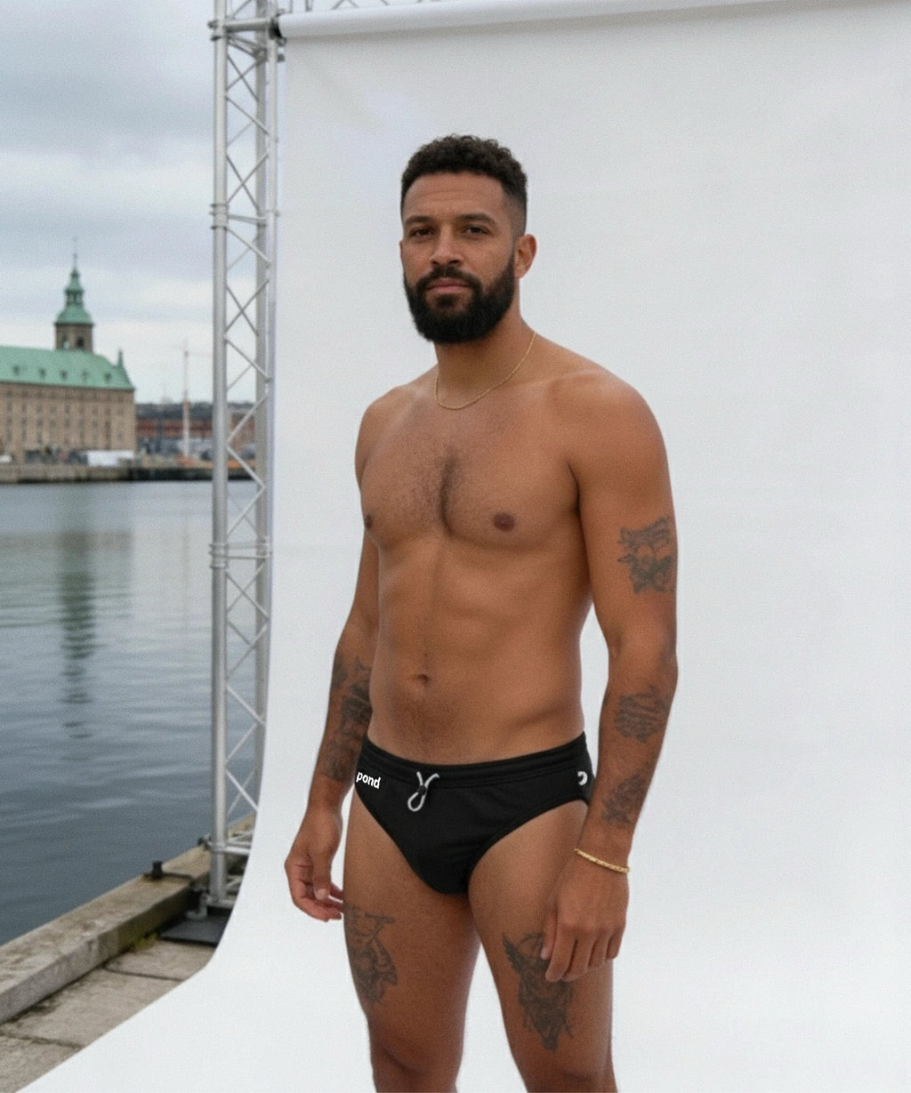POND3 2.4" Swim Brief Deep Sea Black