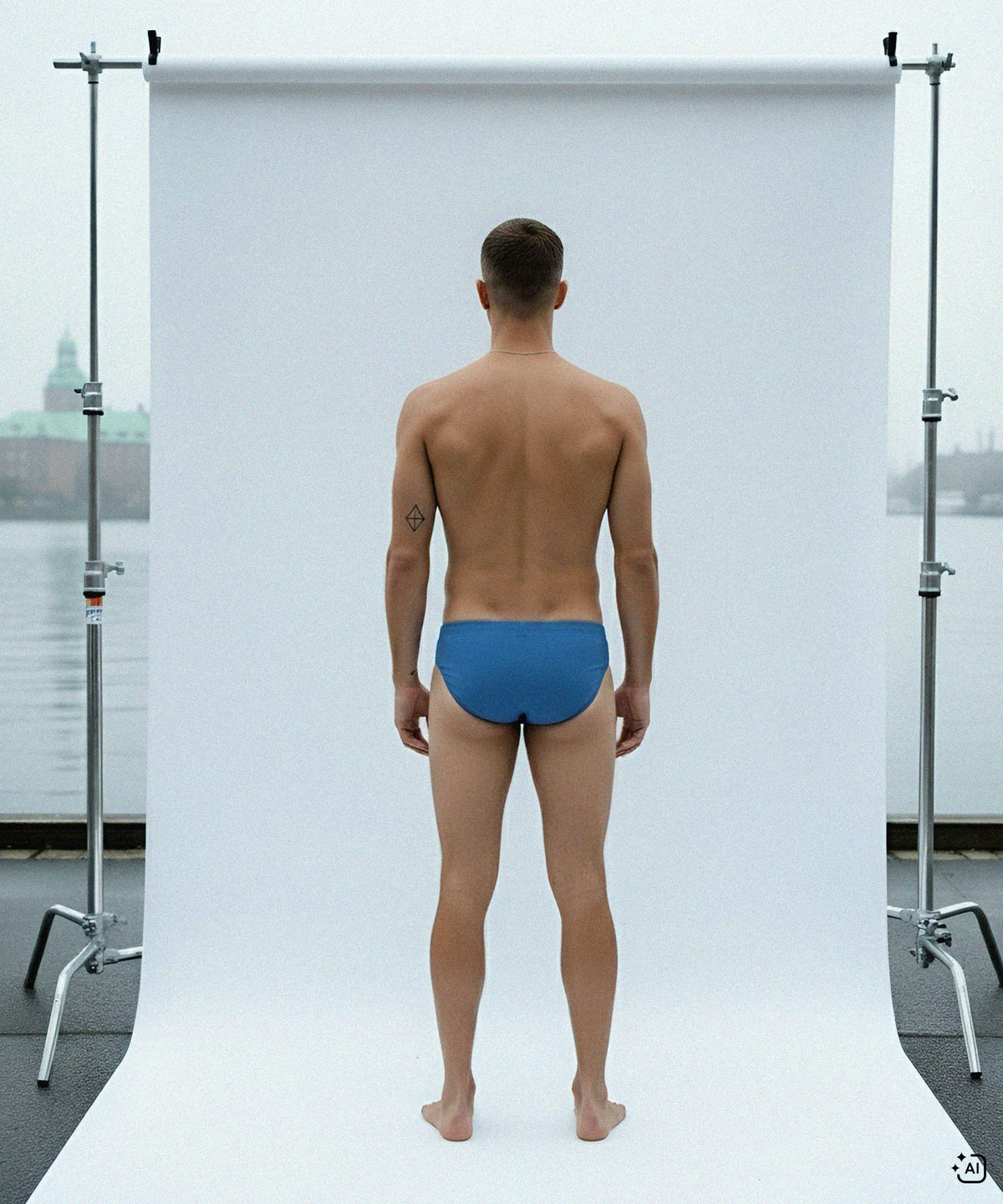 POND3 SPORT 2.4" Swim Brief Blue Haze