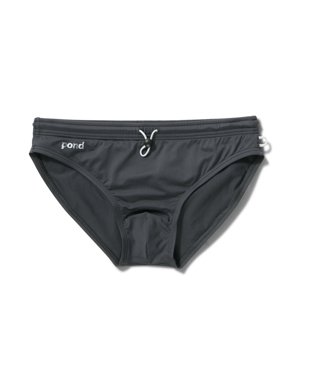 POND3 2.4" Swim Brief Titanium Steel
