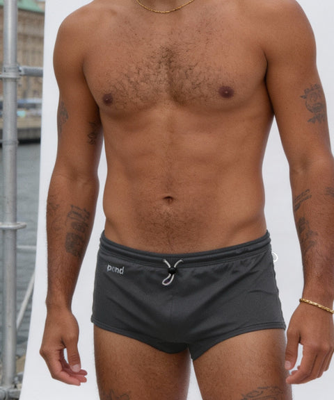POND4 8.2" Swim Brief Titanium Steel