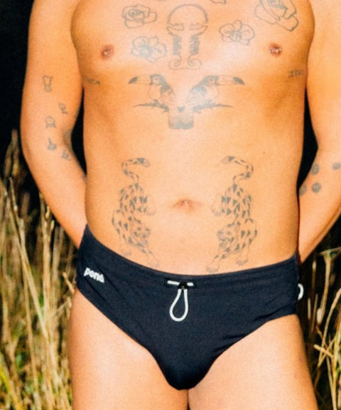 POND1 Swim Brief '25 Deep Sea Black
