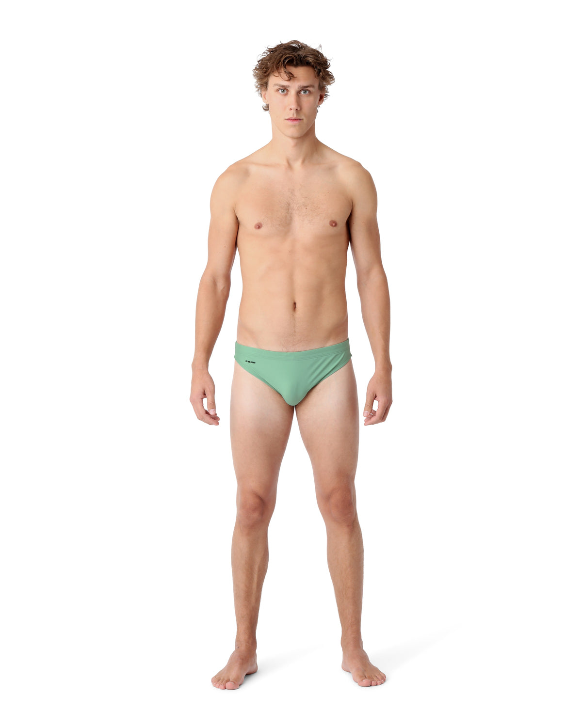 Pool Swim Brief 1.5" Sage