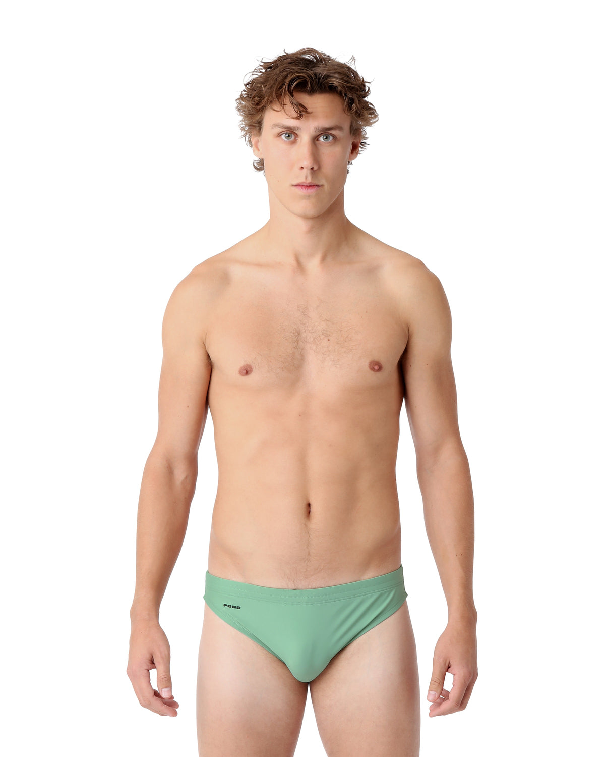 Pool Swim Brief 1.5" Sage