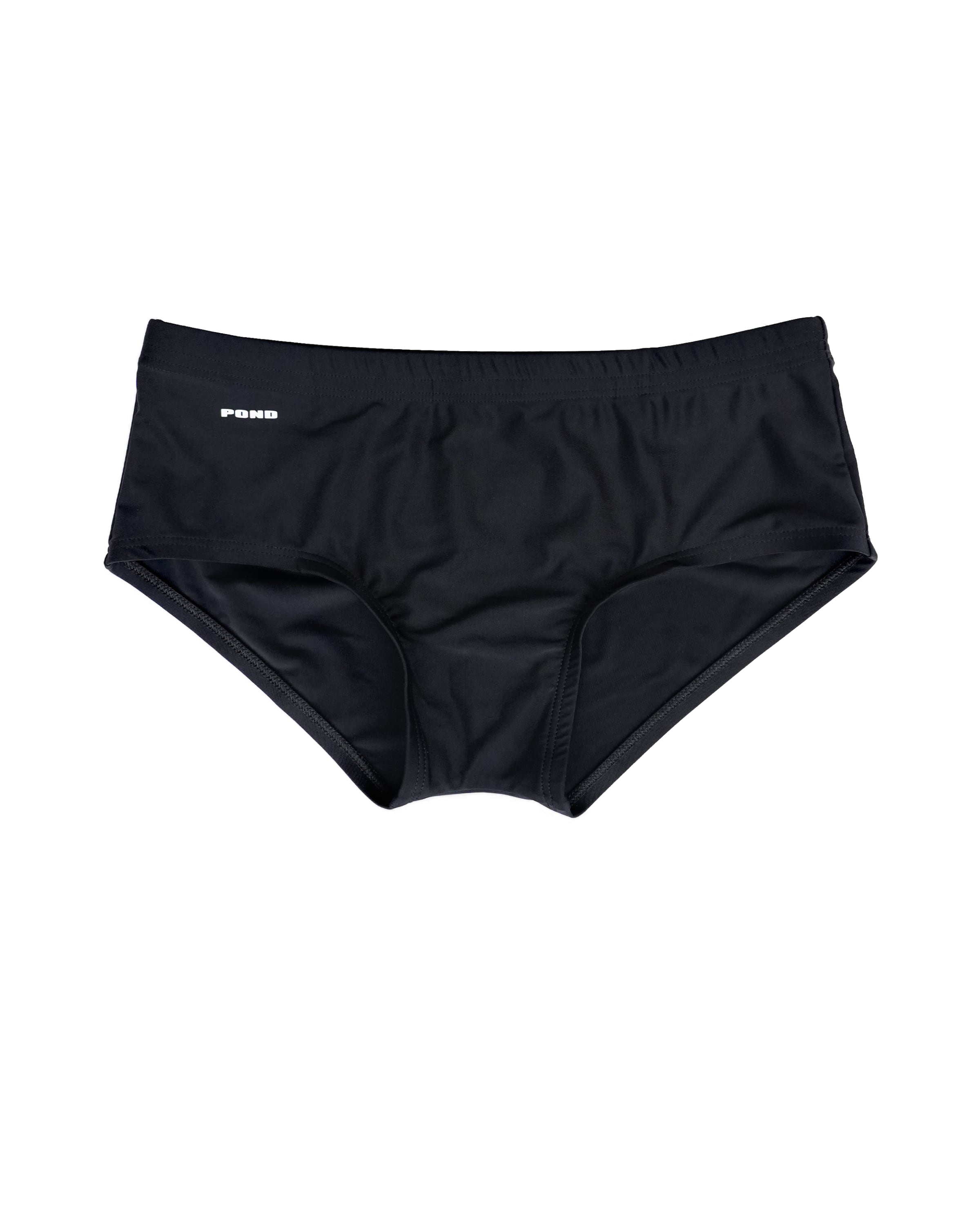 Pool Swim Brief 5.5" — Black — Black — 01