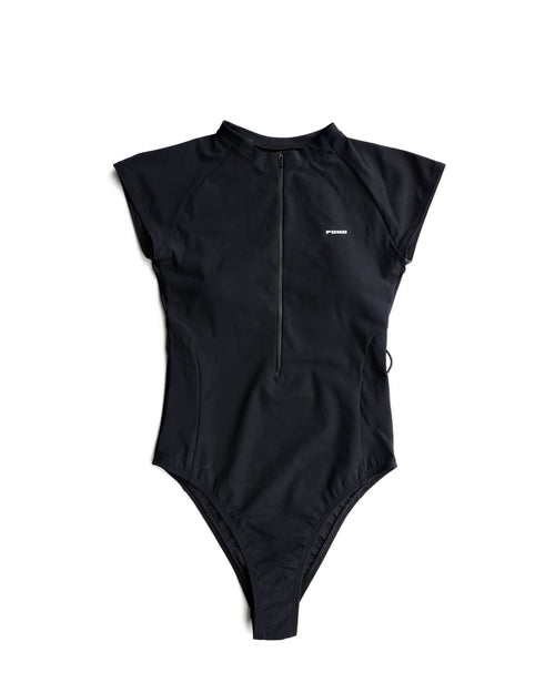 Harbour Swimsuit High Cut — Black — Black — 01