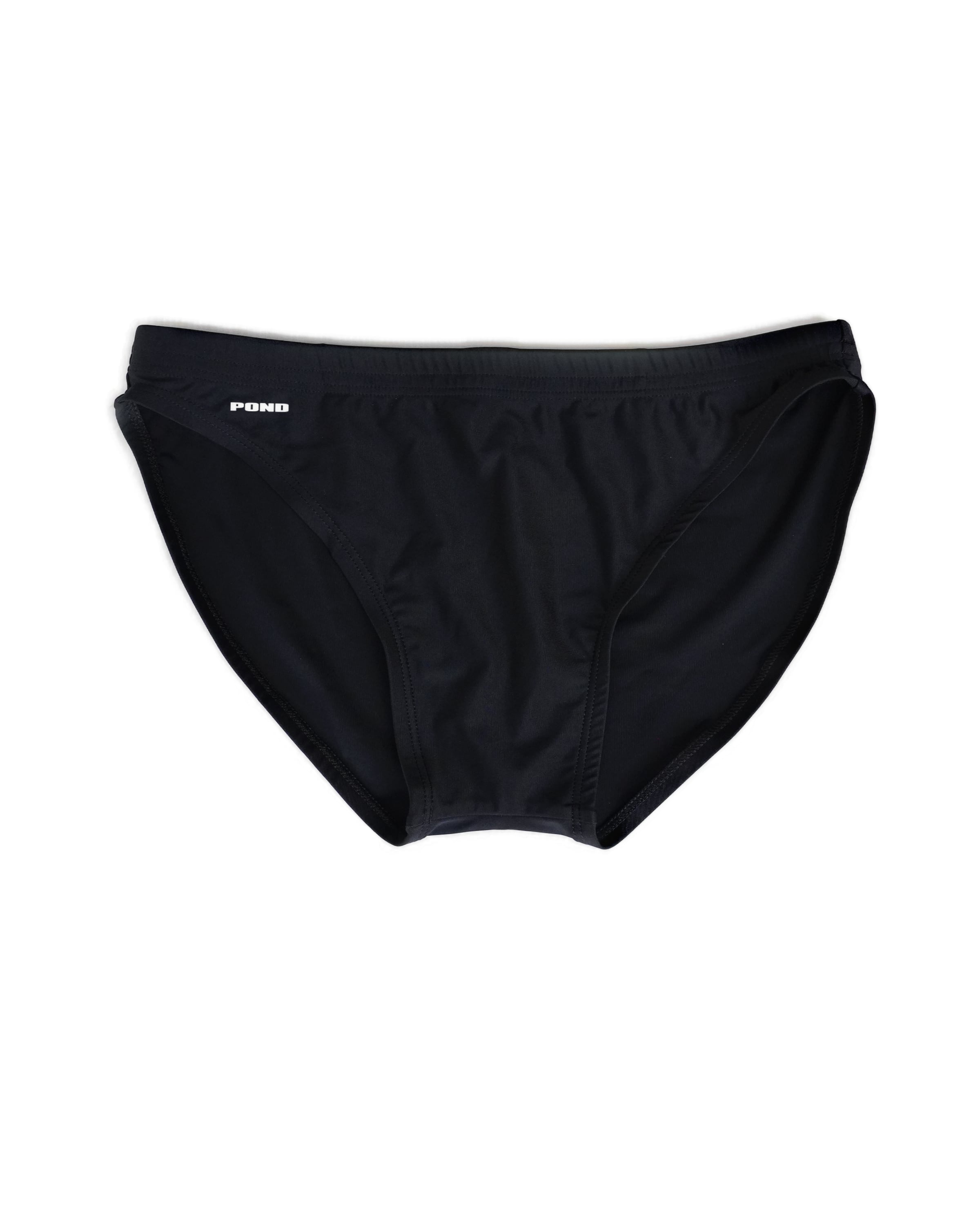 Pool Swim Brief 1.5" — Black — Black — 01