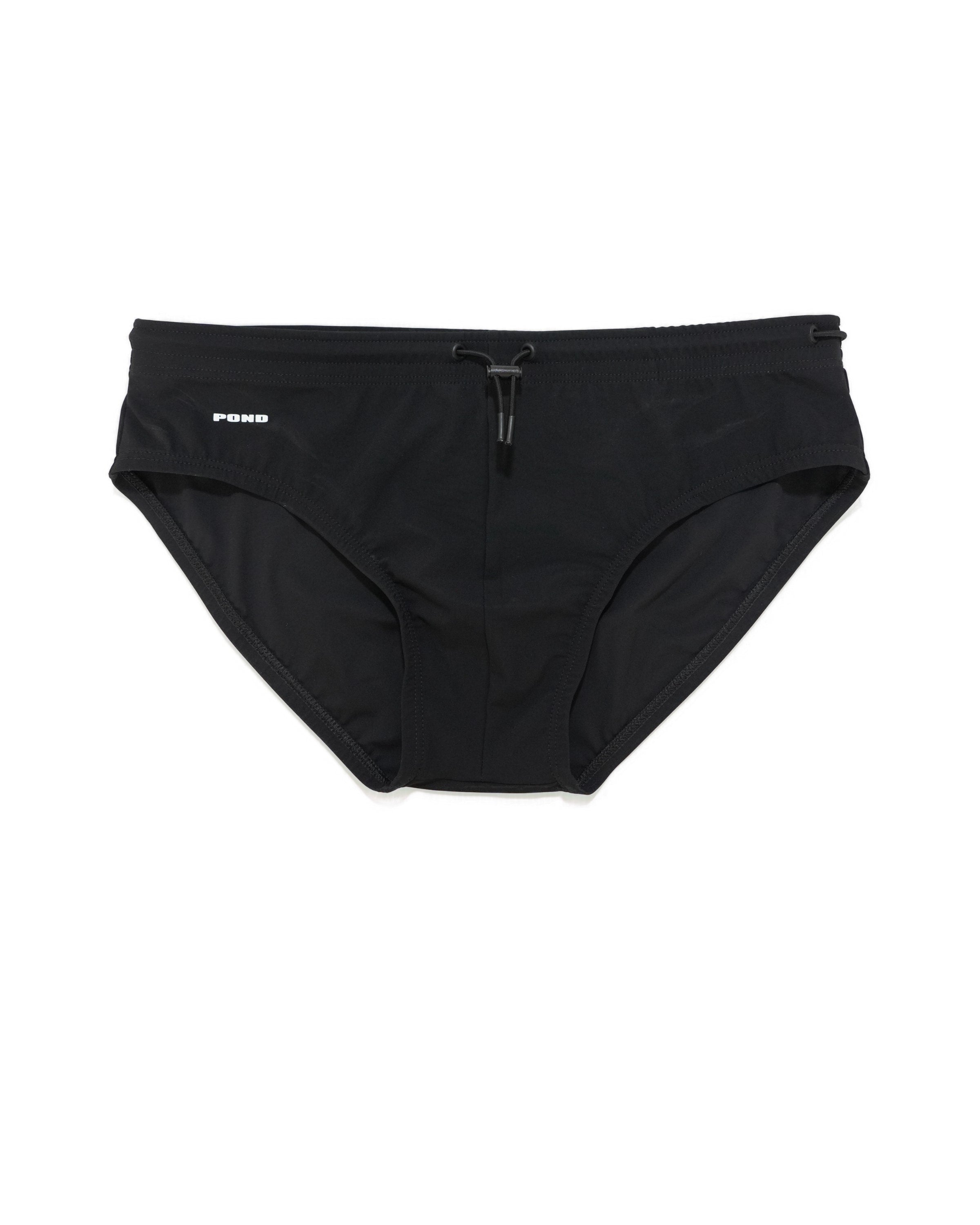 Harbour Swim Brief 3.5" — Black — Black — 01