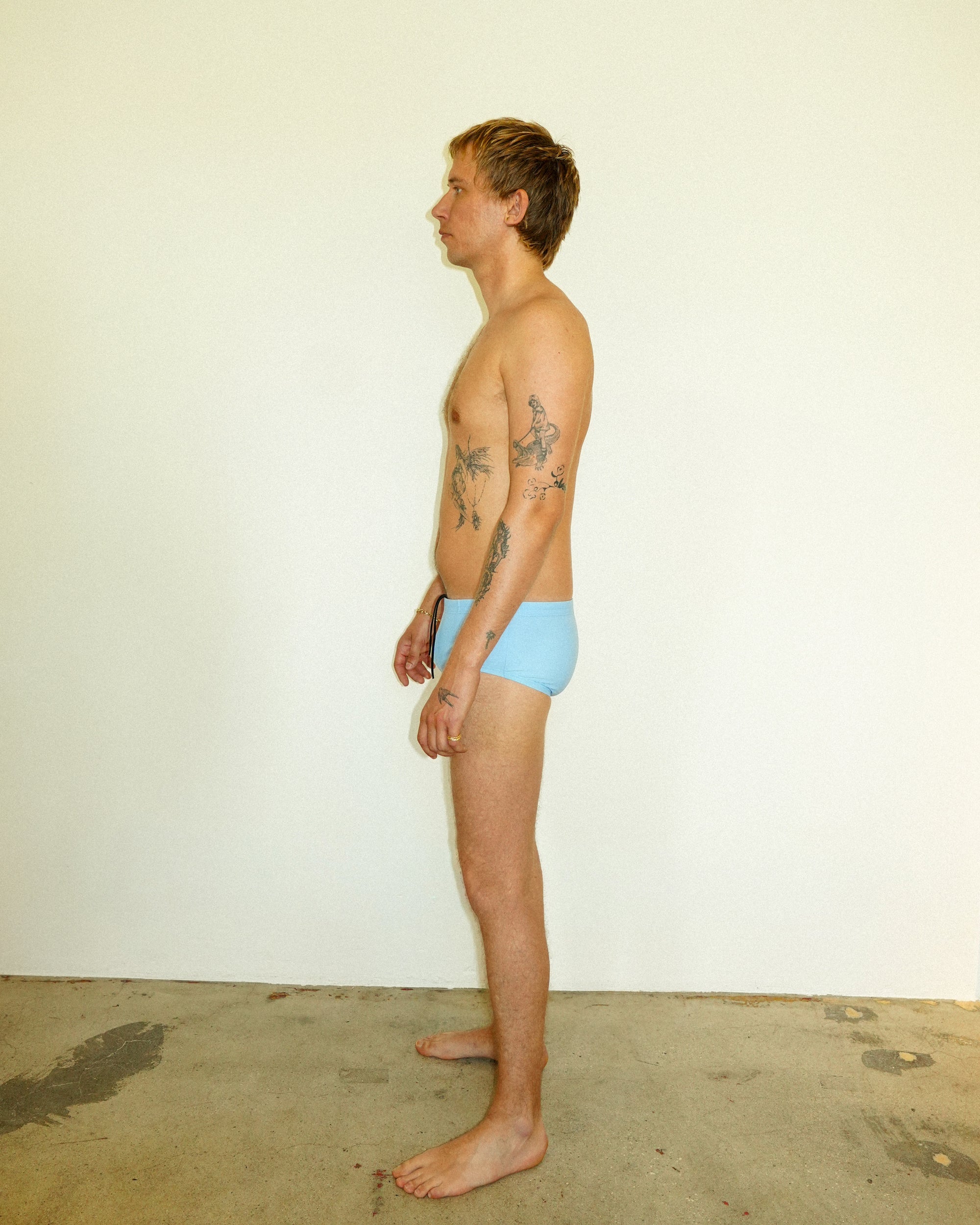 Pool Swim Brief 5.5" — Light Blue — Light Blue — 03