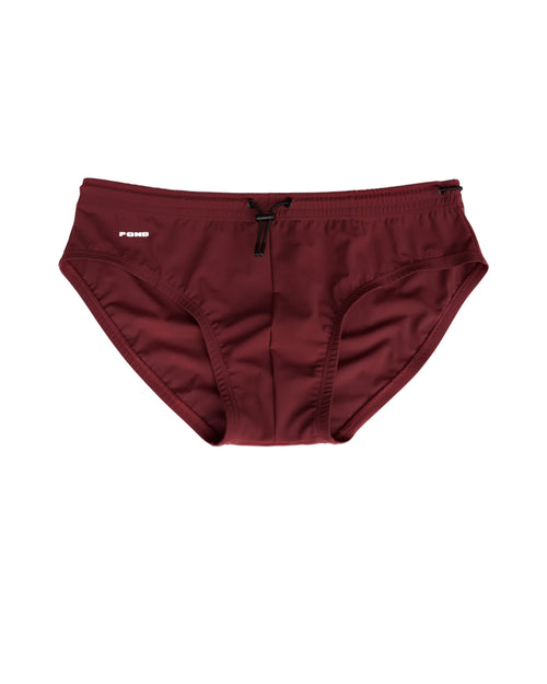 Harbour Swim Brief 3.5" — Ochre Red — Ochre Red — 01