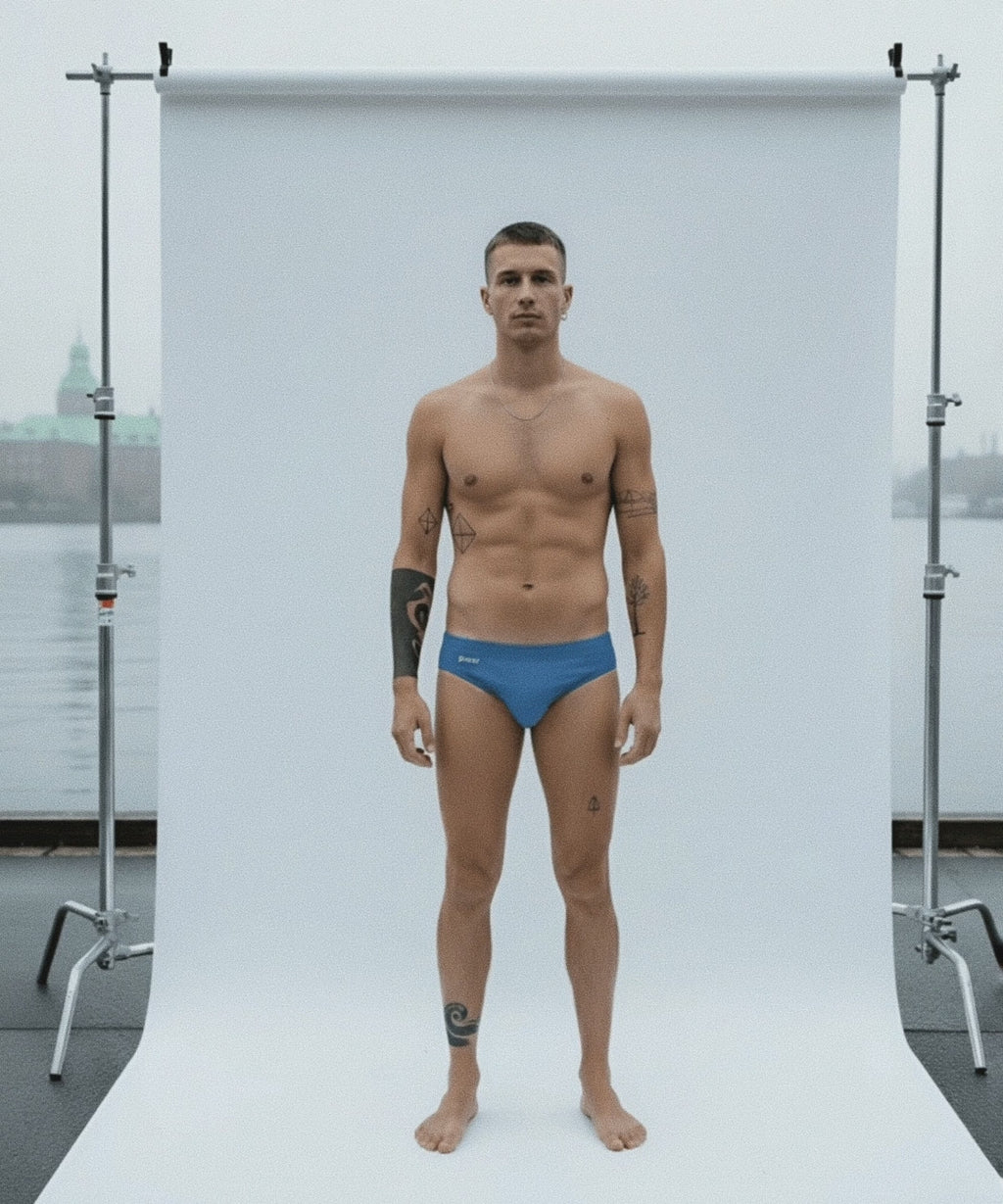 POND3 SPORT 2.4" Swim Brief Blue Haze