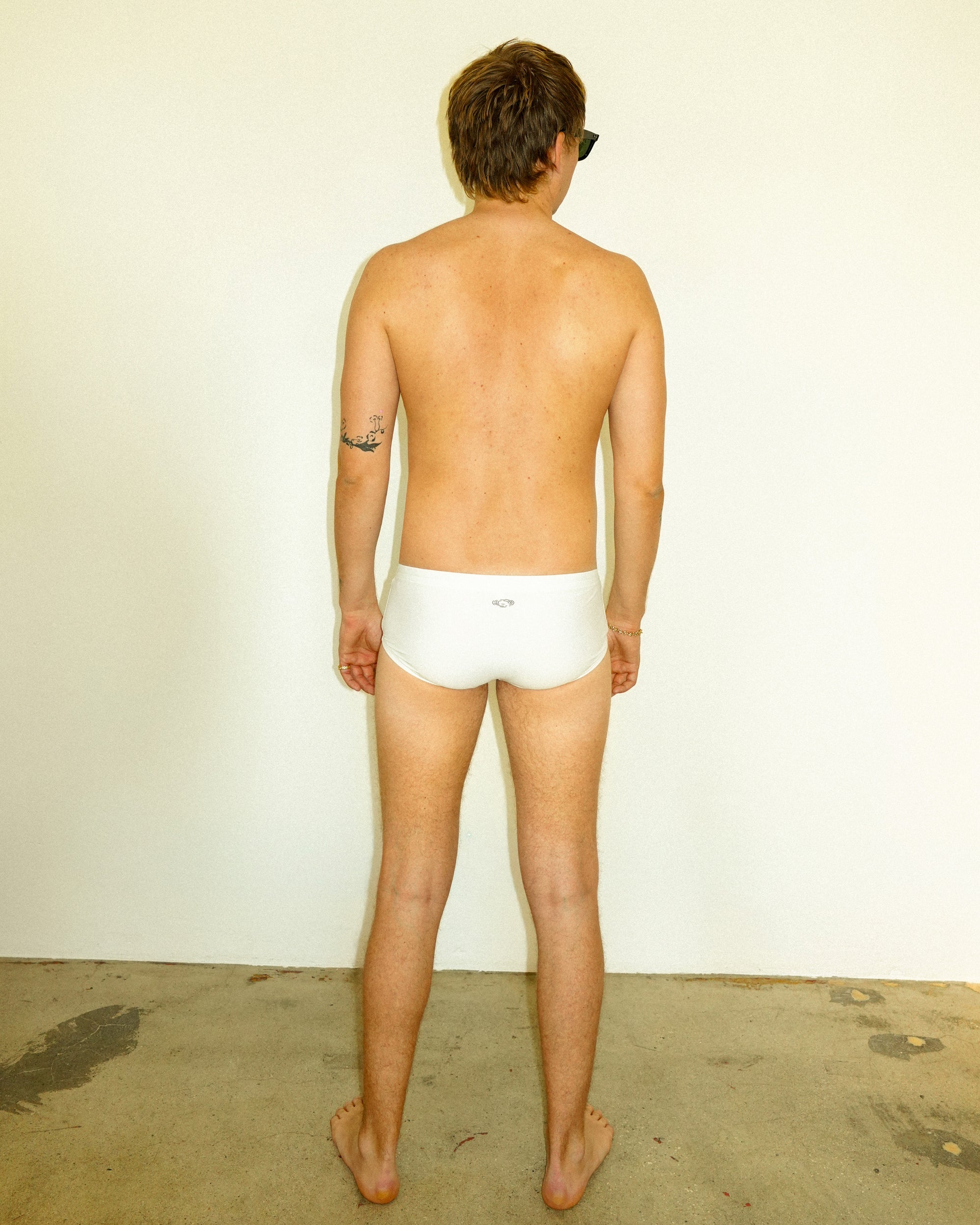 Pool Swim Brief 5.5" — White — White — 04