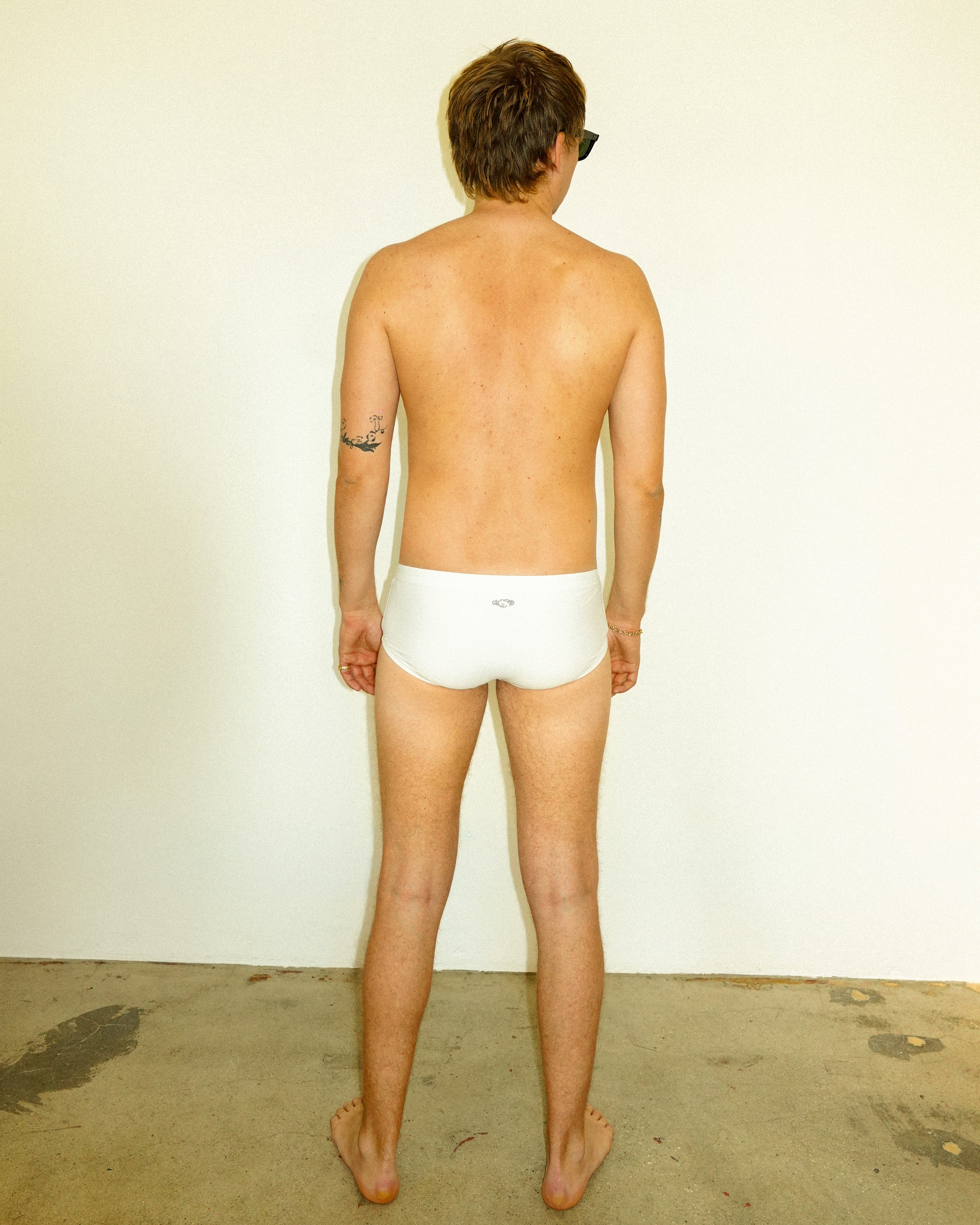Pool Swim Brief 5.5" — White — White — 04